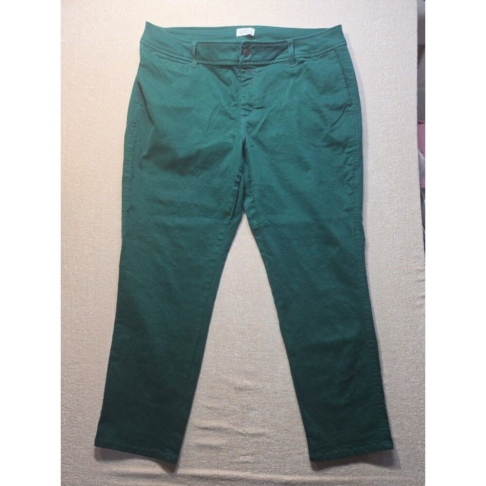 Market Spruce Green Women's Stretch Pants Size 18